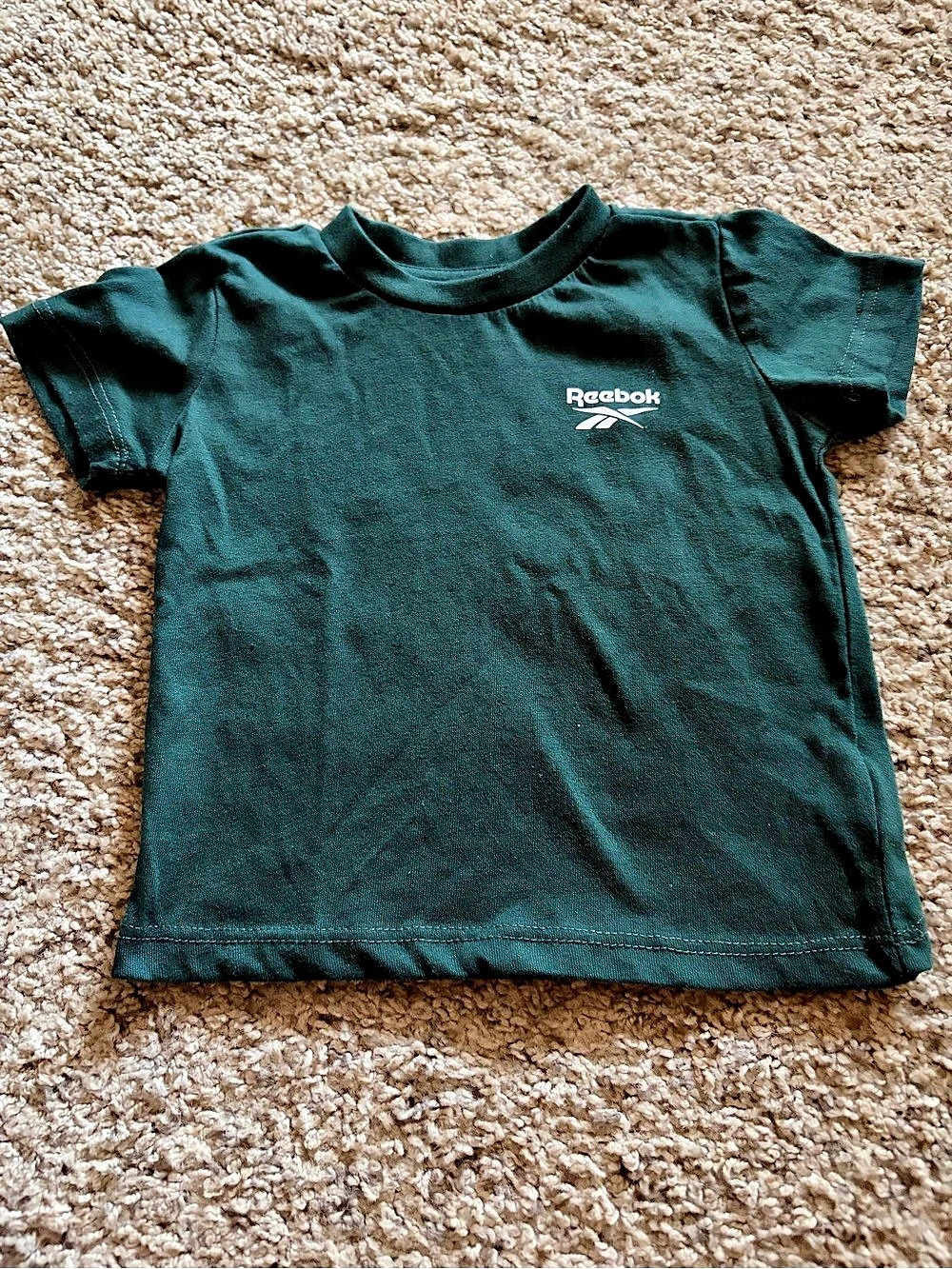 Reebok Kids Short Sleeve Tee in Green